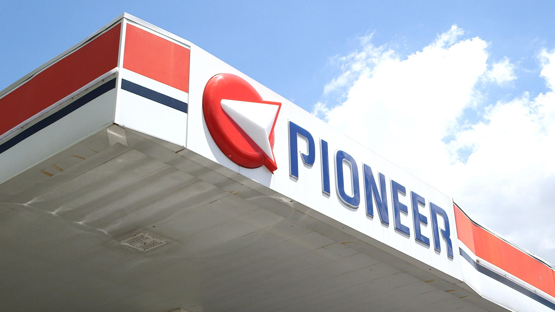 Exterior of Pioneer Gas Station